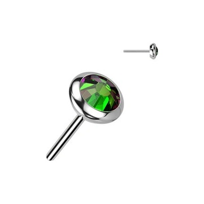 Šperky4U Náhradní kamínek k PUSH IN piercingu titan TIT1242VM-040