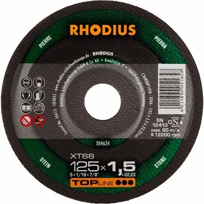 Rhodius Rezný kotúč 125 x 1,5 x 22,23 mm 204624