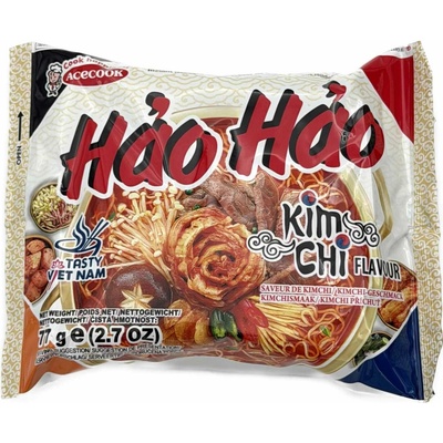 Acecook Vietnam Rezance s kimči príchuťou Hao Hao 77 g