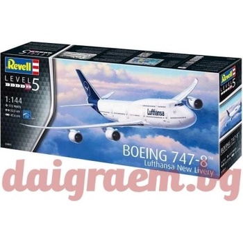 Revell Хоби модел REVELL 03891 - Boeing 747-8 Lufthansa "New Livery (R03891)