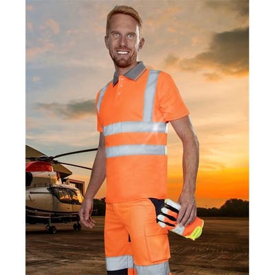 Ardon H8924 HI VIZ Reflexná polokošeľa oranžová