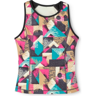Passenger Дамски топ Passenger Women's Solscape Active Vest Top - Mosaic Mountain Charcoal (916-6058-0114)