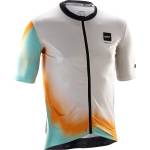 Leatt Мъжка фланелка с къс ръкав за колоездене Leatt MTB Endurance 3.0 Jersey Cycling jersey - Heatmap White (056-4112-0211)