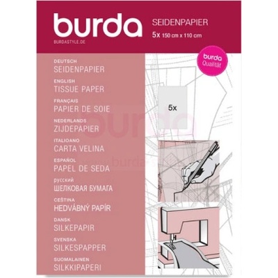 Hodvábny papier Burda, strihový papier