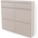 Spinder Design Кафяво-сива метална накланяща се стойка за обувки 98x86x15 cm Billy - Spinder Design (SR196-50)