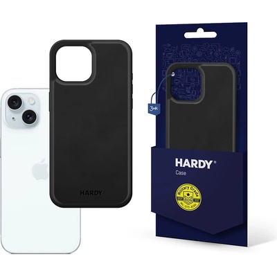 3mk Protection 3mk Hardy Apple Silky Leather MagCase за Apple iPhone 15 Plus - черен (5903108548380)