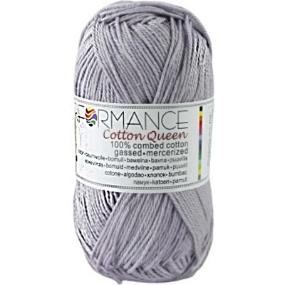 Bavlněná příze Cotton Queen 193 - šedá