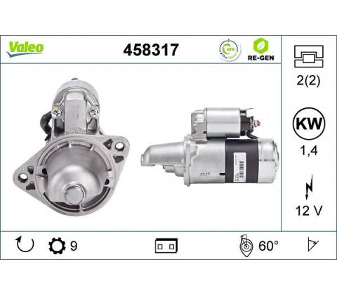 Startér VALEO 458317
