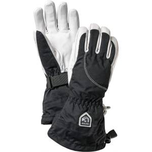 Hestra Дамски ръкавици Hestra Women's Heli Ski 5 Finger Gloves - Black / Offwhite - размер 5 (EU) (202-2119-0611)