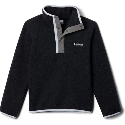 Columbia Детски поларен пуловер Columbia Kid's Helvetia II Half Snap Fleece Fleece jumper - Black / City Grey (704-4211-0113)