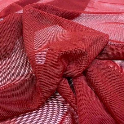 Elastick tyl VAPOR, vínový, š.140