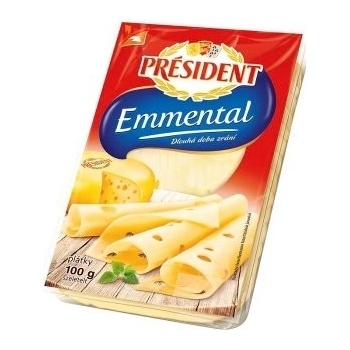 Président Emmental plátky 100 g