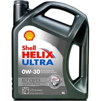 Image 1 of Shell Helix Ultra ECT C2/C3 0W-30 4 l