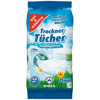 Trockner Tücher vlhčené ubrousky do sušíčky 25 ks