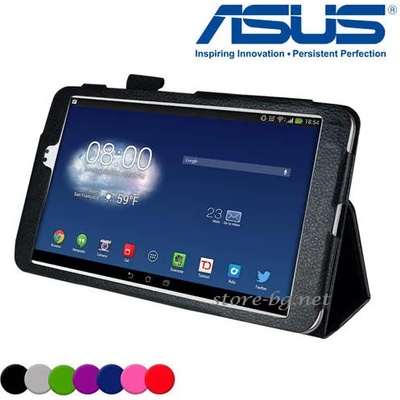 ASUS Memo Pad 8 ME581C Wallet Кожен Калъф + Стилус