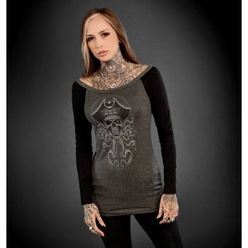 Image 1 of HYRAW дамска тениска с дълги ръкави hyraw - pirate - fw22-w08