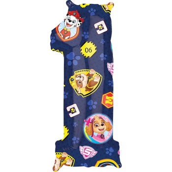 Image 1 of Amscan Фолиев балон за рожден ден номер 1 - Пес Патрул 66 cм