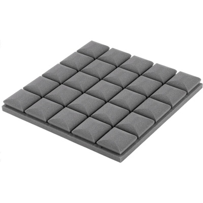ProfiGaráž Akustický panel - kocka 50x50x5cm sivá