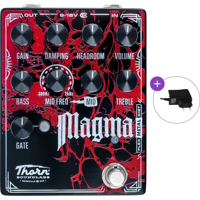 Thorn Soundlabs Magma - Flex Metal Distortion SET Eфект за китара (TH MAGMA-SET)