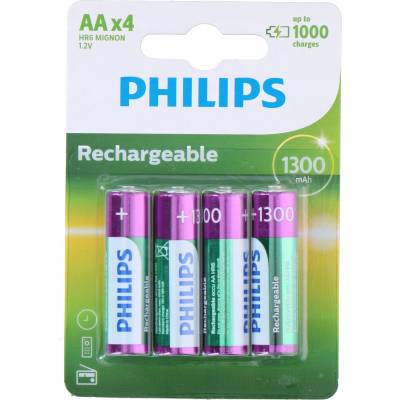 Philips Rechargeables R6B4A130/10 батерия за домакински уред Акумулаторна батерия Никел-метален хидрид (NiMH) (R6B4A130/10)