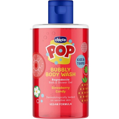 CHICCO Gel sprchový Pop Strawberry candy 300 ml