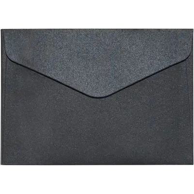 Obálka C6 Pearl metál čierna 150g/10ks