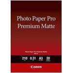 Canon paper premium Matte Photo 8657B006, 210 g/m2, A3, матов, мастиленоструен, бял, фотохартия (8657B006)