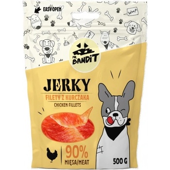 VetExpert Mr. Bandit JERKY chicken fillets - деликатесно лакомство за кучета, пилешки филета, 500 гр - Полша