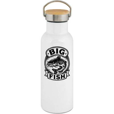 123TRIKO termoska BIG Fish, černý potisk 500 ml dárek