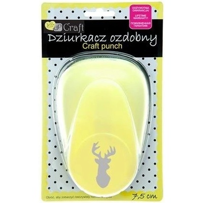 dpCraft Dekorační děrovačka 7,5cm – jelen (JCDZ-130-382)