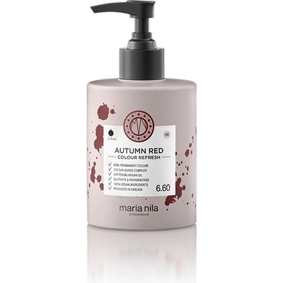 Maria Nila Colour Refresh Autumn Red 6.60 Odstín Autumn RED 300 ml