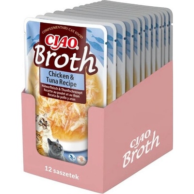 Ciao Broth Chicken & Tuna 12 x 40 g