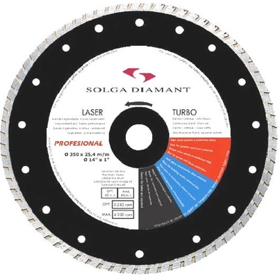 Solga Kotúč diamantový turbo 350 mm 10404350