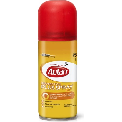 Autan protection plus spray, аерозол сух, 100мл
