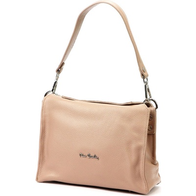 Pierre Cardin 55089 FRZ ružová dámska kožená taška cez rameno 25 x 20 x 13 cm