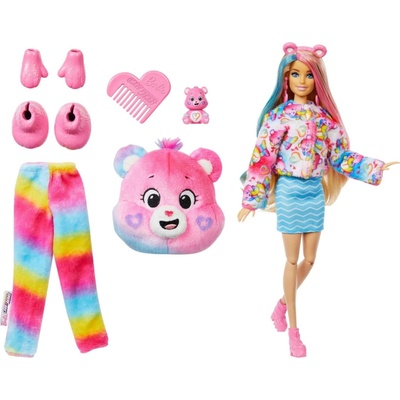 Barbie Cutie Reveal Barbie a starostliví medvedíky séria 2 ružová