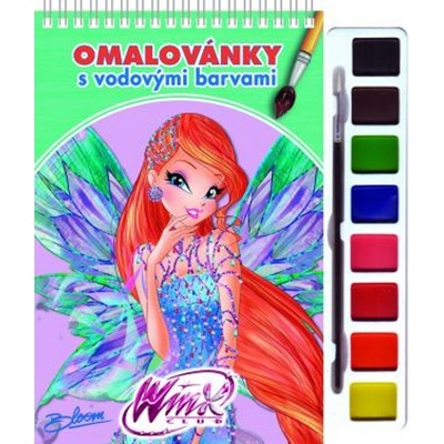 Omaľovanka A5 Akim S vodovými farbami Víla
