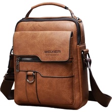 Weixier pánska crossbody taška Bruno-Hnedá KP25264