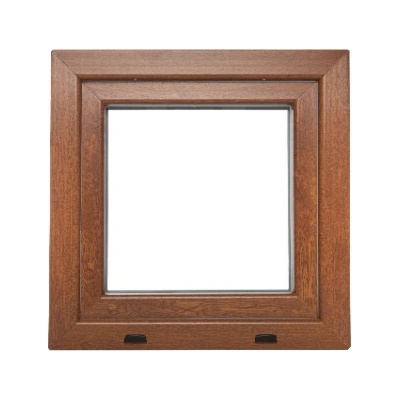 Bravo Plastové okno OS1 Color pravé 90 x 90 cm zlatý dub/bílá