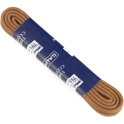Saphir Tenké kulaté voskované do bot Round Waxed Laces Light Brown