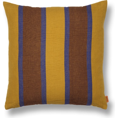 ferm LIVING Декоративна възглавница Grand раирана горчица (1104264305)