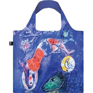 LOQI Чанта тип торба LOQI Museum Marc Chagall The Blue Circus от рециклиран материал (MC.BC)
