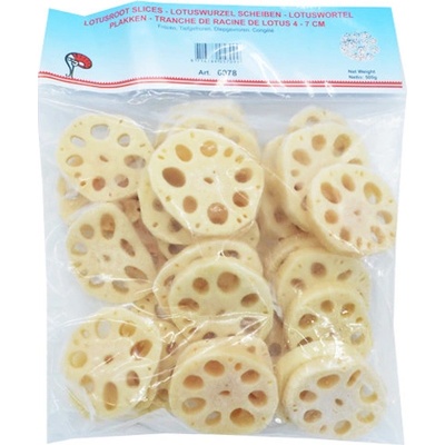 Asian Choice Mraženy lotosový kořen plátky 4-7cm 500 g – Zboží Dáma