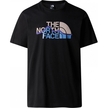 The North Face M S/S Mountain Line Tee čierne