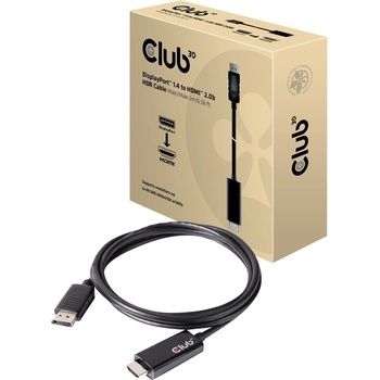 Club 3D Club3D кабел DisplayPort към HDMI 2.0b HDR 4K60Hz активен 2m (CAC-1082)