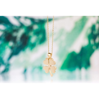 Lillian Vassago Zlatý přívěsek Čtyřlístek LLV01 GP000