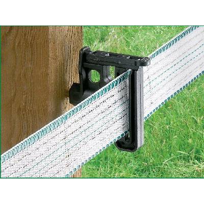Izolátor pro elektrický ohradník KERBL 441390 MAXI TAPE, s klipsou, s vrutem, Ø 6 mm