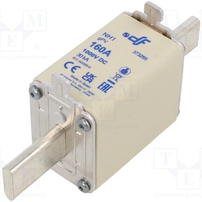 DF ELECTRIC 373255 Pojistka: tavná; keramická; 160A; 1kVDC; gPV; NH1