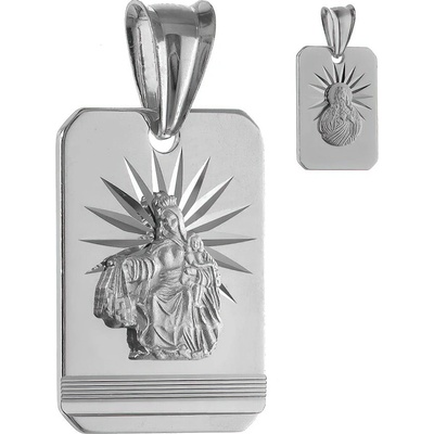 Argento Strieborný prívesok Škapuliar 84430