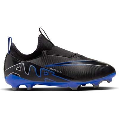 Nike Детски футболни бутонки Nike Mercurial Vapor 15 Academy Firm Ground Football Boots Childrens - Black/Chrome